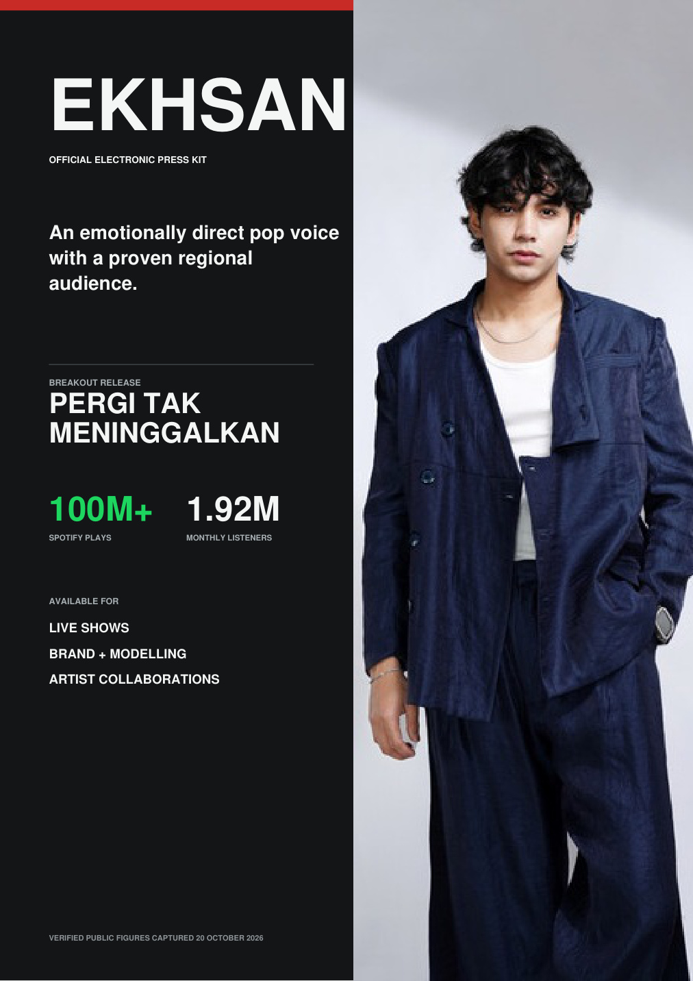 Cover of Ekhsan's official electronic press kit