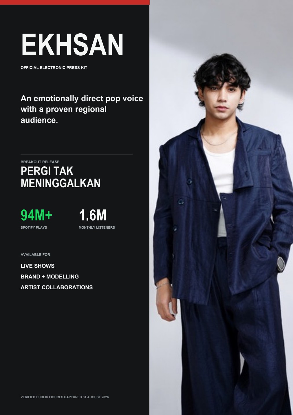 Cover of Ekhsan's official electronic press kit