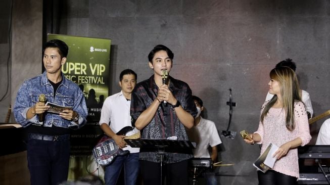 Ekhsan appearing at the Super VIP Music Festival on Bigo Live